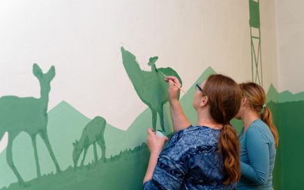 Jugendkunstprojekt Jugendherberge Neu Nagelberg