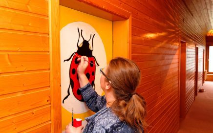 Jugendkunstprojekt Jugendherberge Neu Nagelberg