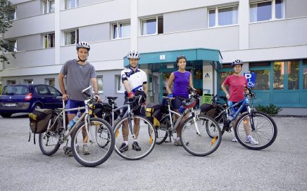 Jugendgästehaus Linz Radfahrergruppe