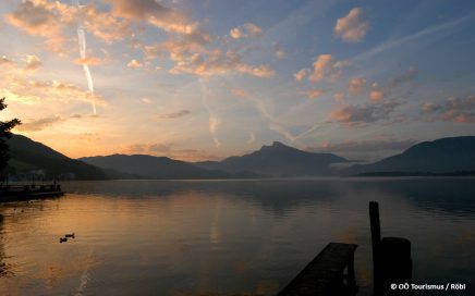 Sonnenuntergang Mondsee - © OÖ Tourismus / Röbl