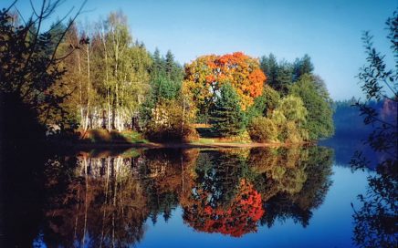 Jugendherberge Neu Nagelberg im Herbst