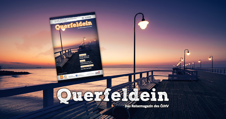 Querfeldein 1/2026 Beitragsbild - Reisemagazin des ÖJHV