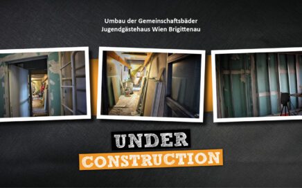 Umbau der Gemeinschaftsbäder im Jugendgästehaus Wien Brigittenau