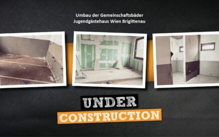 Umbau der Gemeinschaftsbäder im Jugendgästehaus Wien Brigittenau
