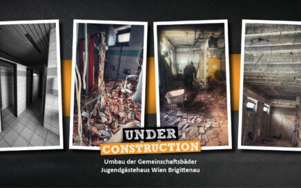 Umbau der Gemeinschaftsbäder im Jugendgästehaus Wien Brigittenau