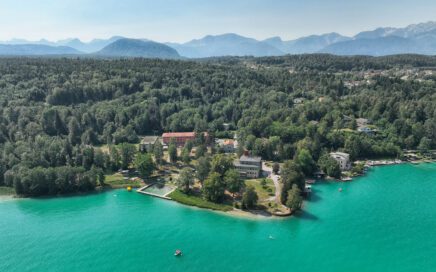 Jugendgästehaus Velden Cap Wörth Luftaufnahme