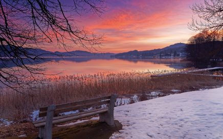 Jugendgästehaus Velden Cap Wörth Sonnenaufgang Winter - © Christoph Sammer