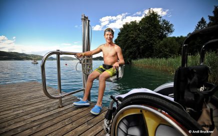 Jugendgästehaus Velden Cap Wörth barrierefreier Seezugang - © Andi Bruckner