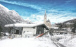 Heiligenblut Hauseinfahrt Jugendgästehaus Heiligenblut am Großglockner - Hauseinfahrt im Winter