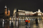 Rynek und Marienkirche bei Nacht