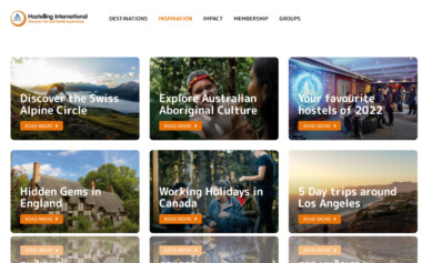 hihostels.com News Screenshot Hostelling International www.hihostels.com News